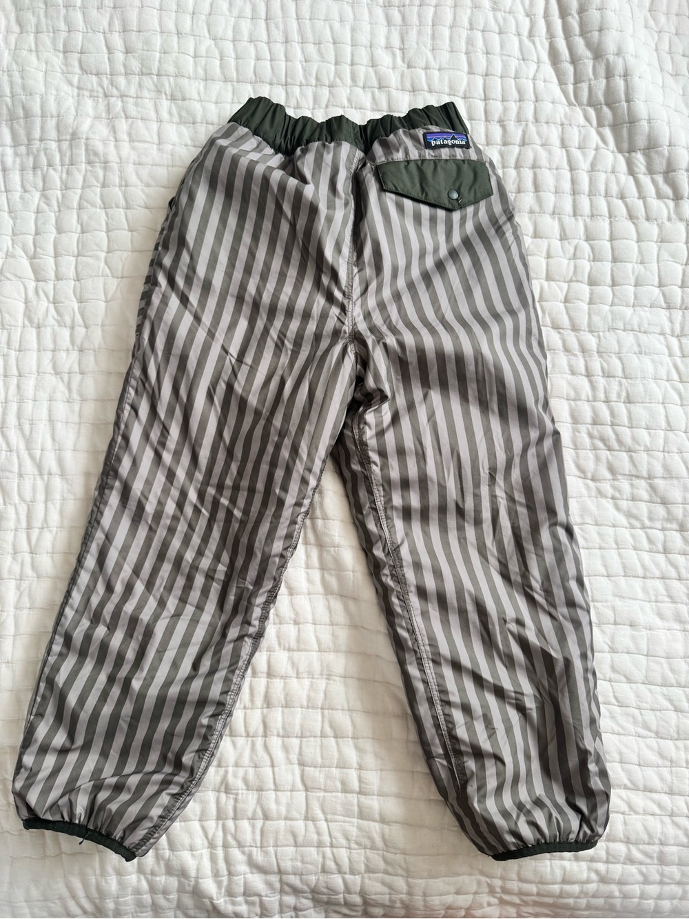 Patagonia Reversible Tribbles Pants Snow Water And Wind Resistant Sz 5t Green